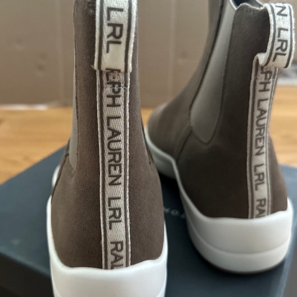 Lauren Ralph Lauren NWT Rylee Suede Slip On Sneaker Boot (8) - Picture 6 of 16